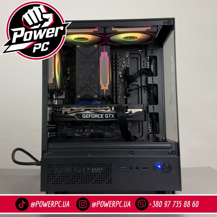 Ігровий ПК!! i3 10100f, GTX 1660 Super, ОЗУ DDR4 16gb, SSD M2 512gb