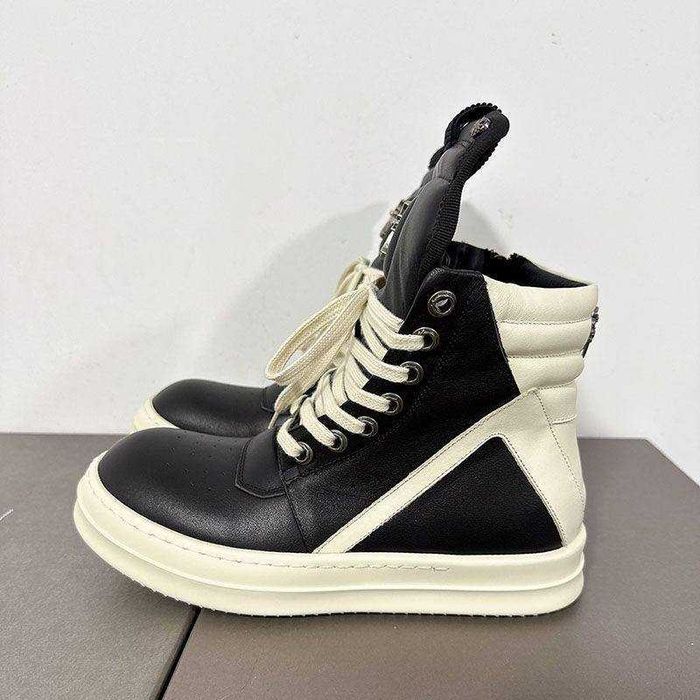 Ботинки Rick Owens x Chrome Hearts geobasket геобаскет