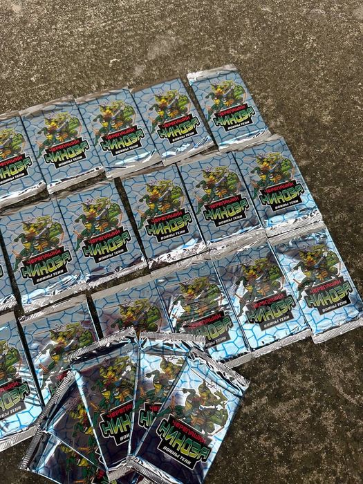 Черепашки ниндзя бустер карточки спак booster карточки коллекционные