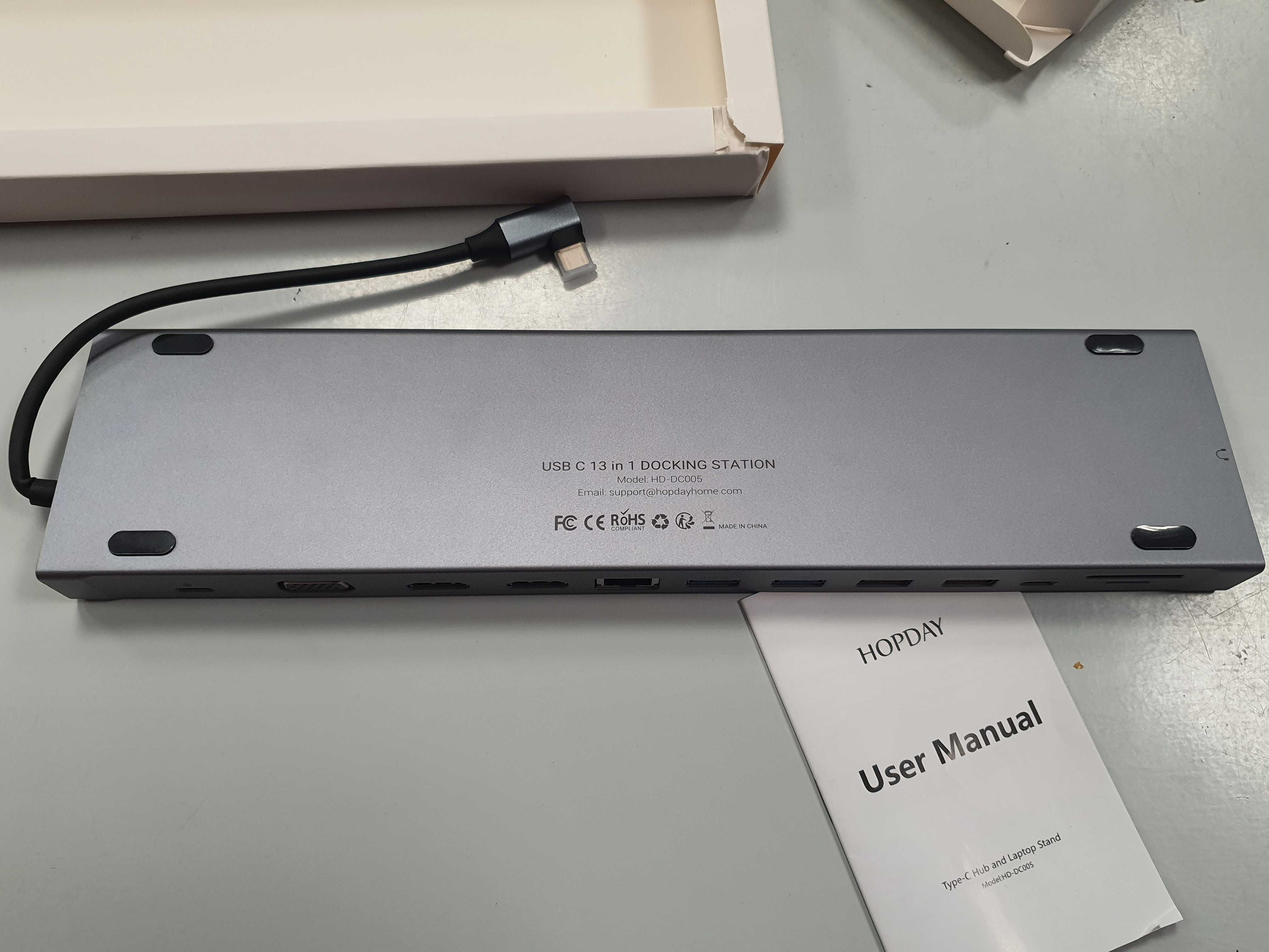 HOPDAY USB C docking station