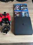Konsola Playstation 4 PS4 1TB + 2 pady / kontrolery + 4 gry