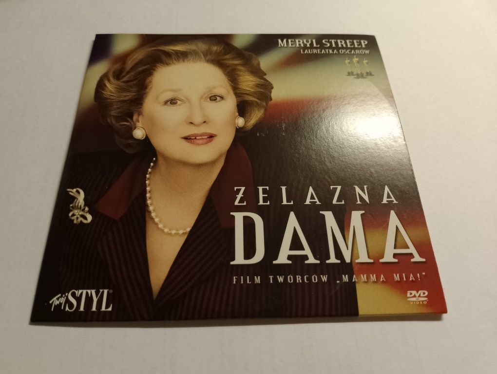 Film DVD "ŻELAZNA DAMA" z Meryl Streep, dramat biograficzny, video