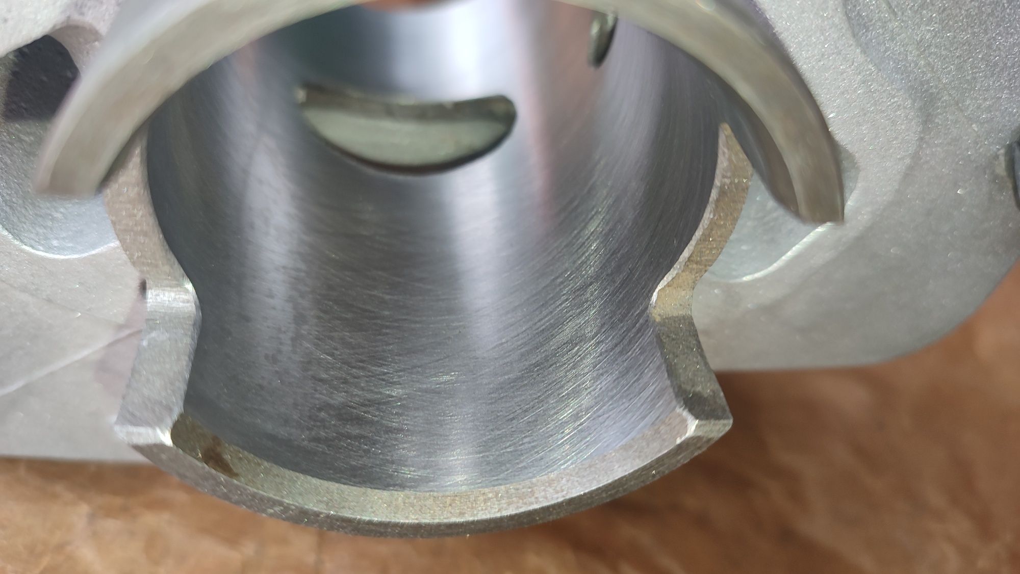 Cylinder MZ TS 125 ES po szlifie tłok ALMOT AK 20 oryginał DDR 150
