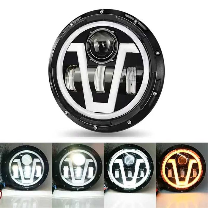 Фари LED ВАЗ 2101, 2121, ГАЗ, УАЗ, Камаз, іномарки, мото 30W, 60W, 80W