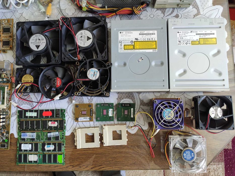 Stare części komputerowe Duży Zestaw !!!