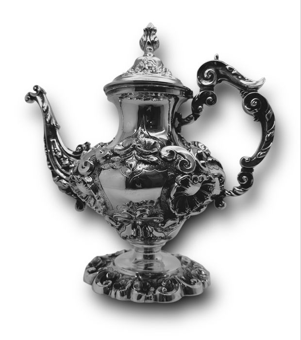 Serviço de Chá & Café em prata