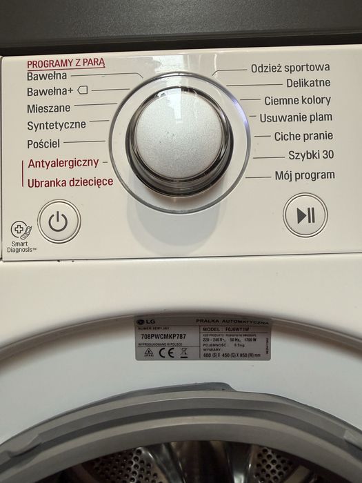 Pralka LG FOJ6WY1W – sprawna, zadbana, gotowa do użytku!