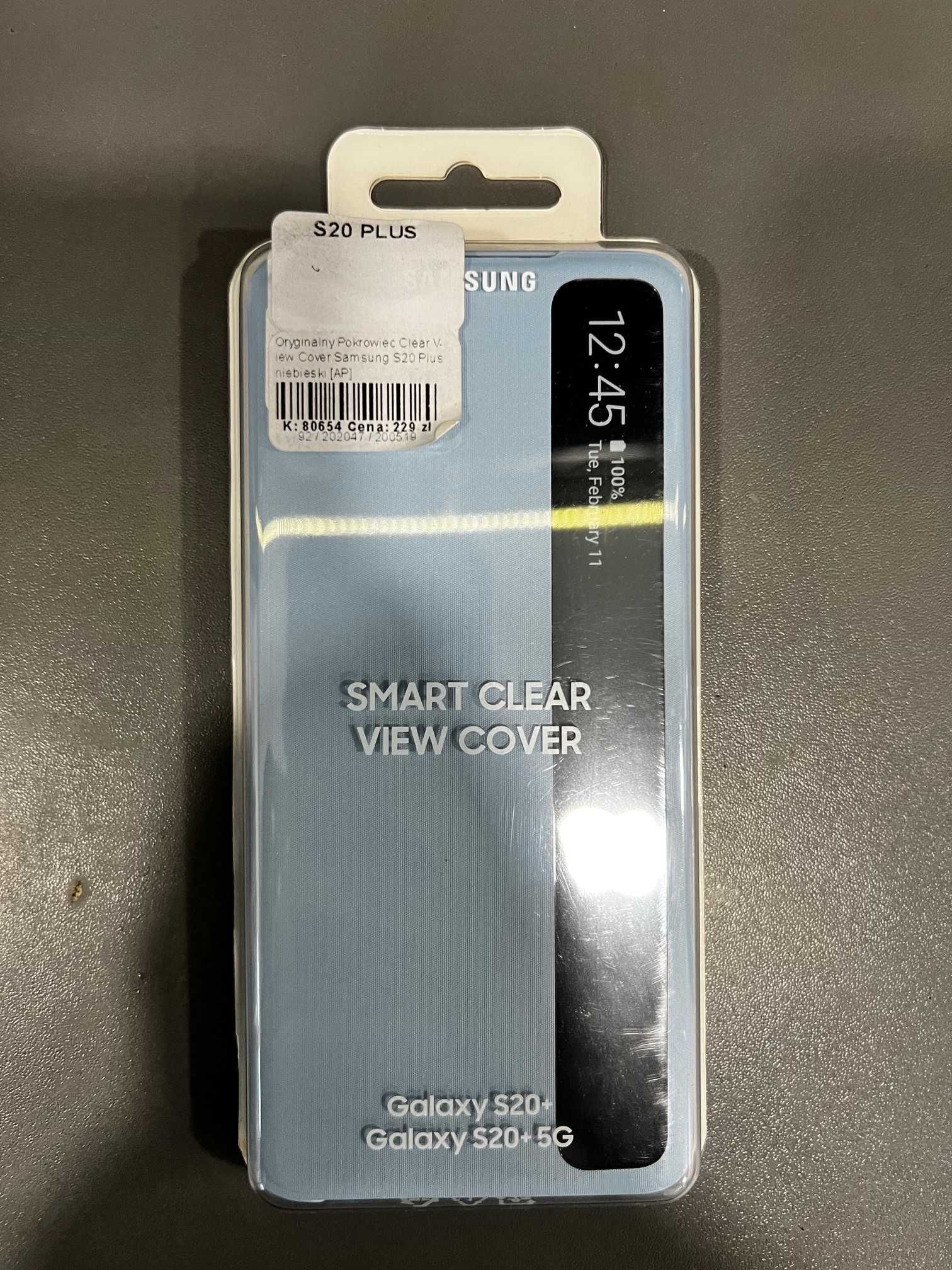 Oryginalne Etui Smart Clear View Cover Samsung S20 Plus SM-G985