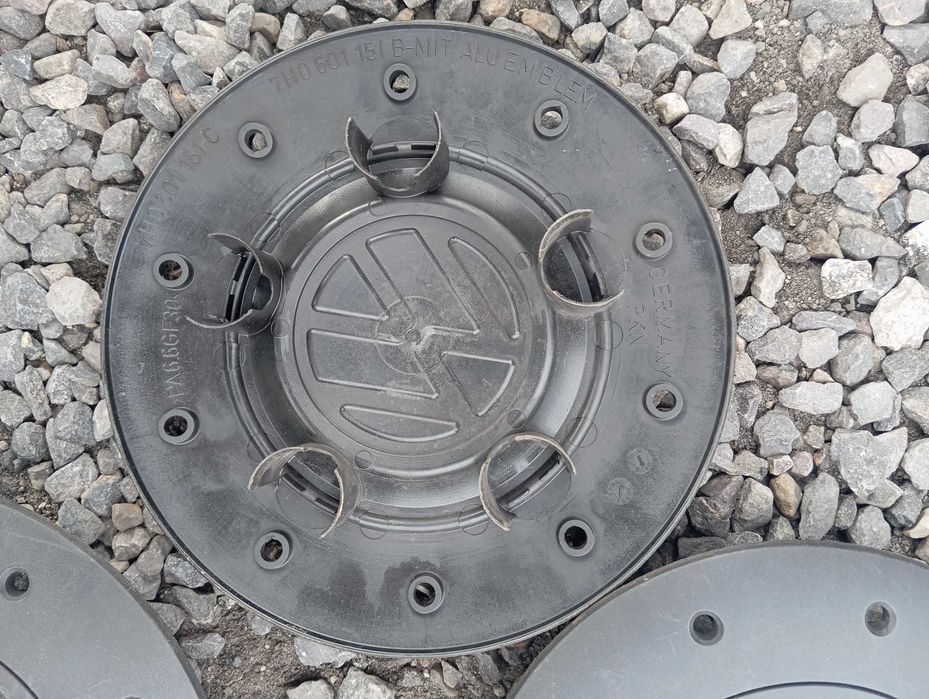 VW T5 dekielki kołpak Kapsel felgi felg stalowych 7H0k601.151 Oryginał