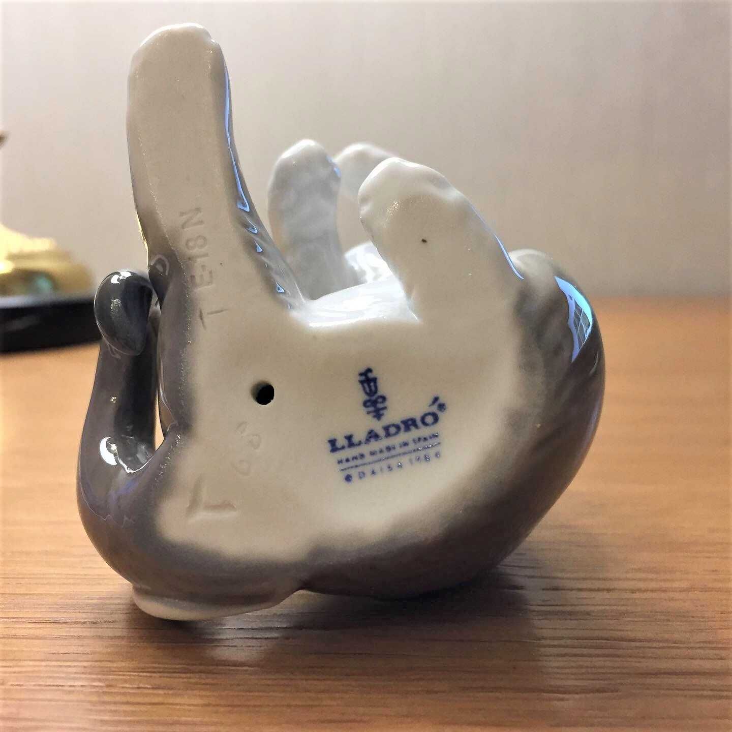 Фарфоровая статуэтка Lladro «Кошка и Мышка».