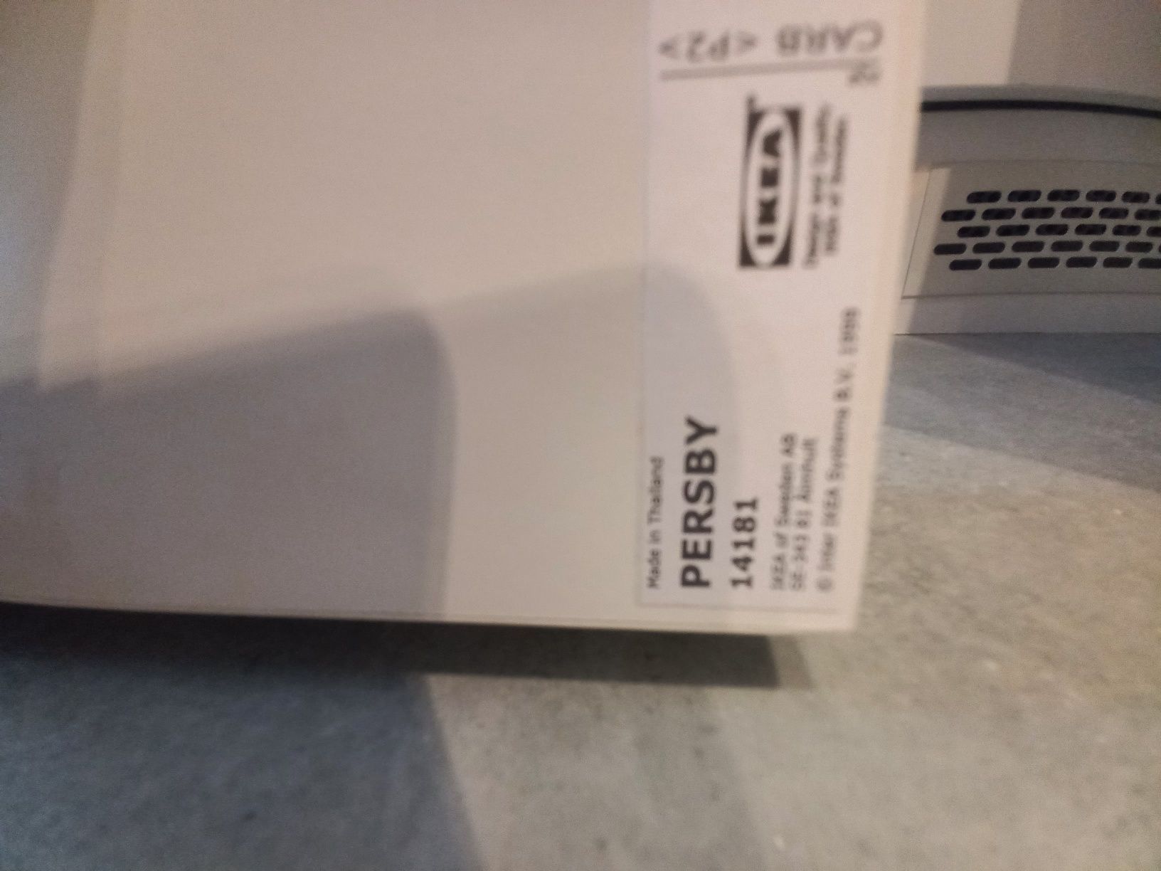 2x półka Ikea Persby biala 80/26/5