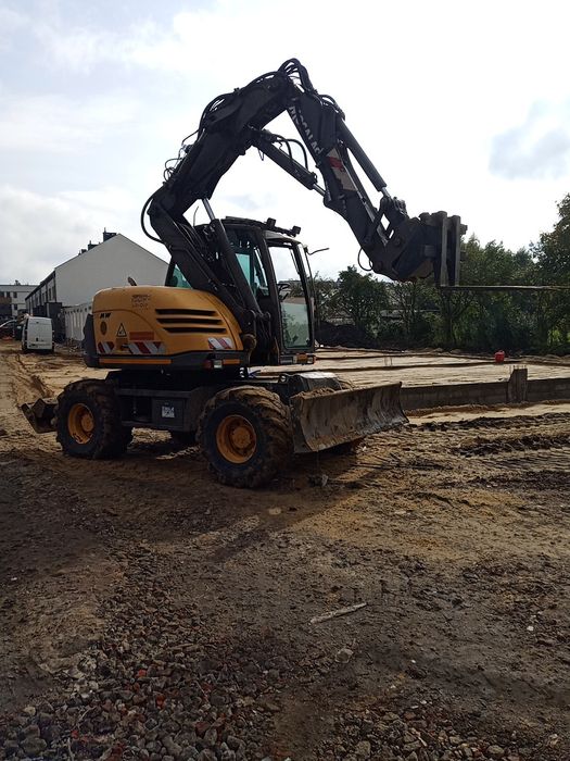 Usługi koparką kołowa