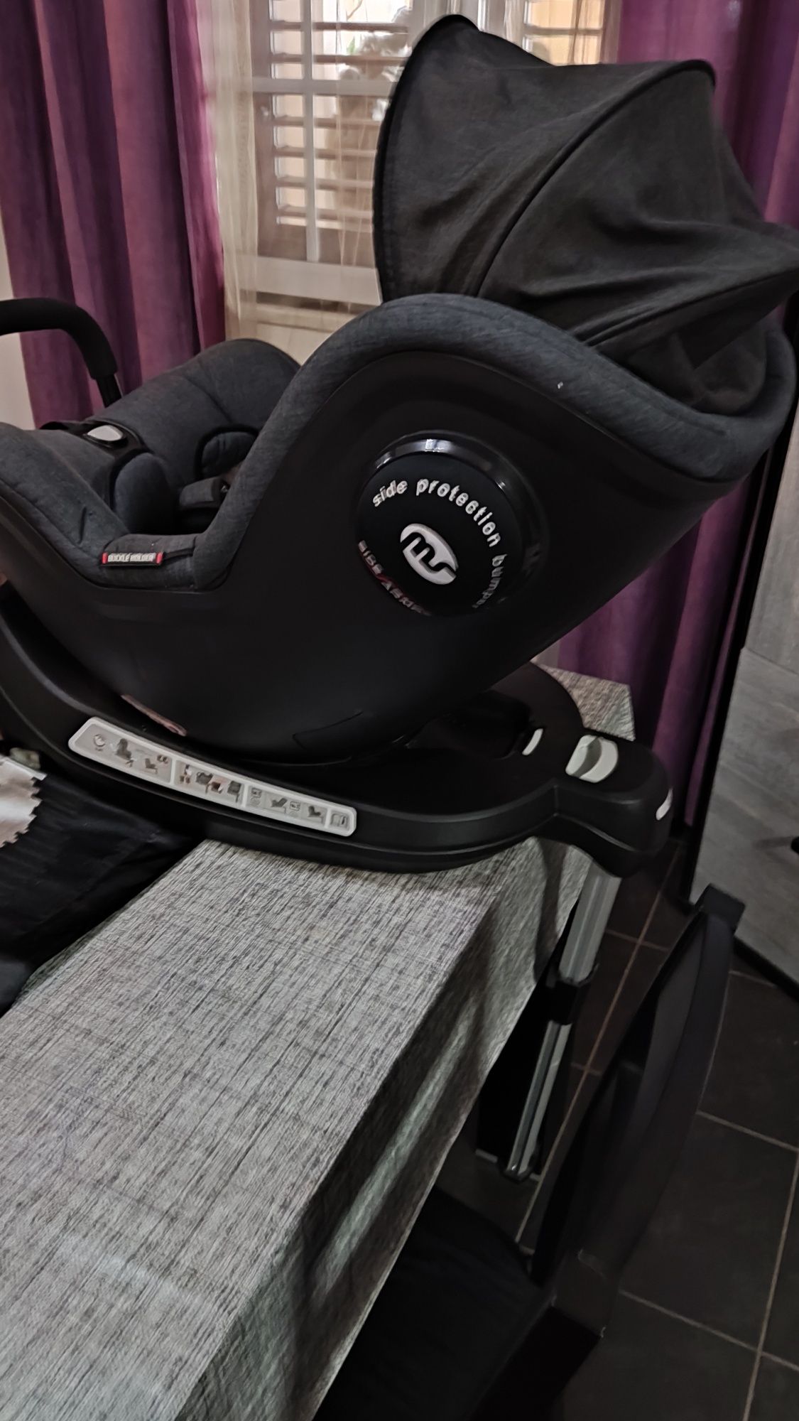 Cadeira de bebê isofix 360°