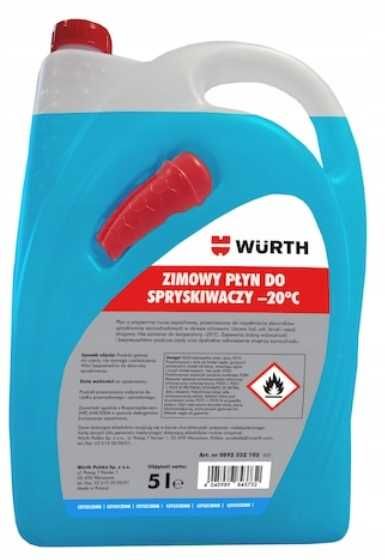 WURTH Zimowy płyn do spryskiwaczy -20 5L