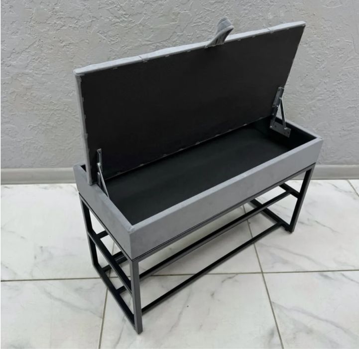 Банкетка для взуття. Банкетка з нішою для зберігання. Обувниця.