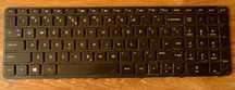 Klawiatura laptopa HP 15-r233nw QWERTY sprawna oryginalna.