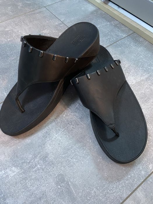 Fitflop шльопанці ортопедичні вьєтеамки (натуральна шкіра)
