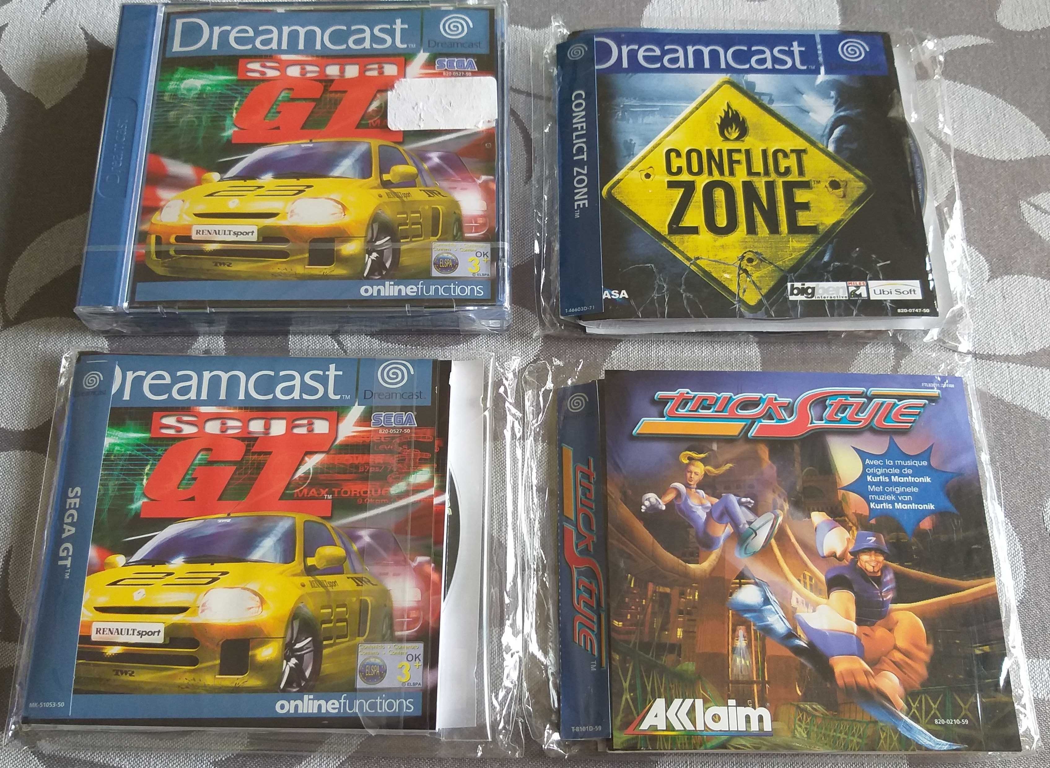4 Jogos Sega Dreamcast Novos