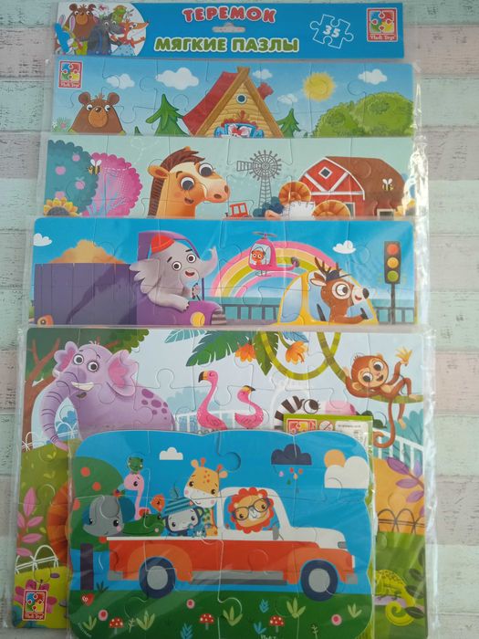 пазлы додо, мягкие малышам