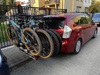 Platforma na hak - Atera Strada M3 + dostawka na 4 rower