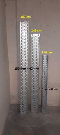 Korytko kablowe BAKS: 100 mm x 42 mm, 150 mm x 42 mm