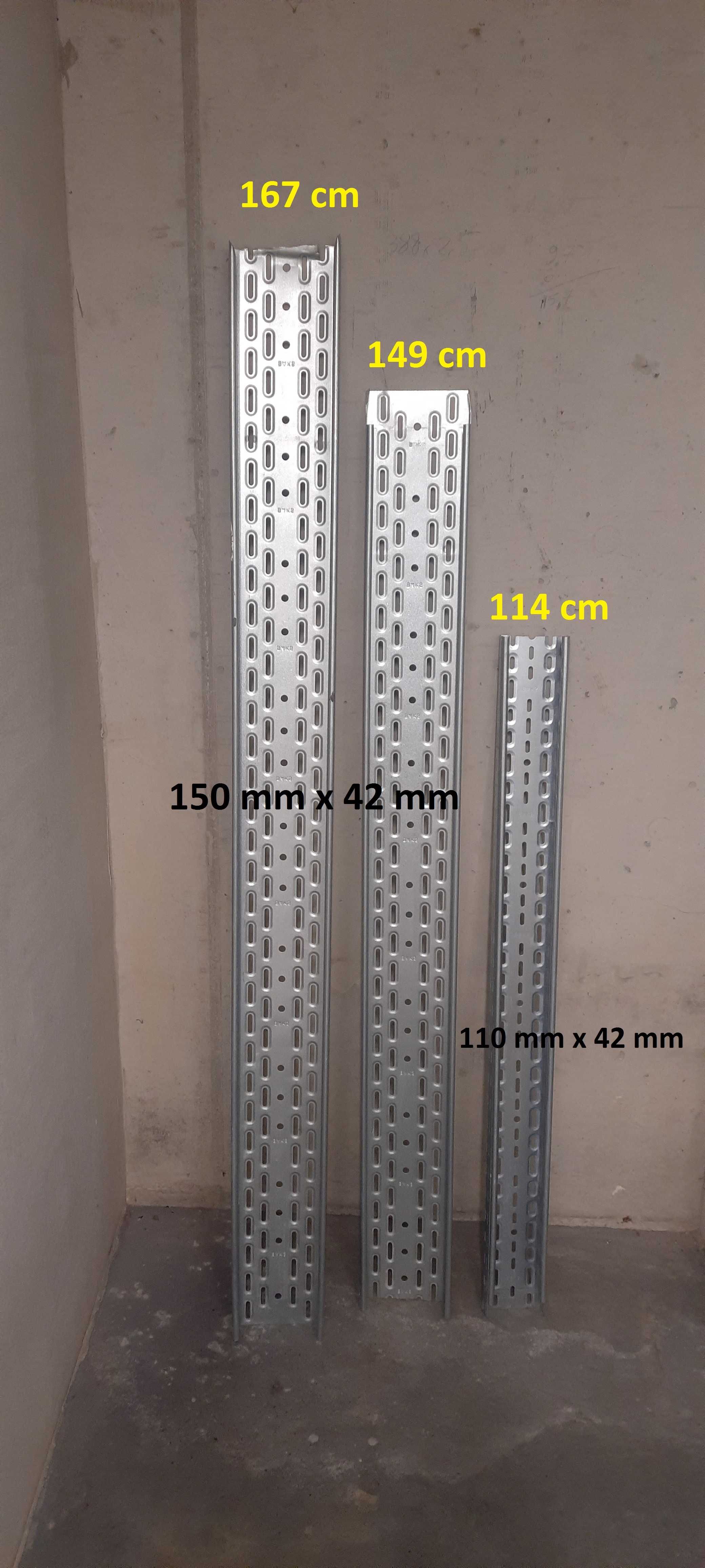 Korytko kablowe BAKS: 100 mm x 42 mm, 150 mm x 42 mm