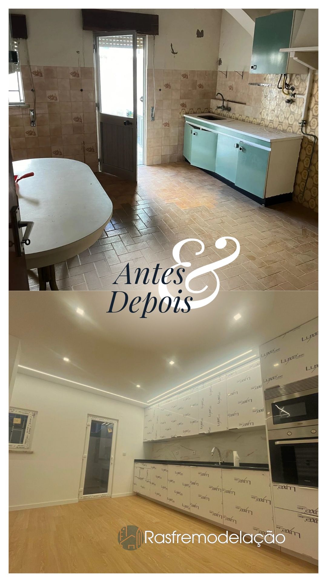 Remodelação e renovação de interiores.