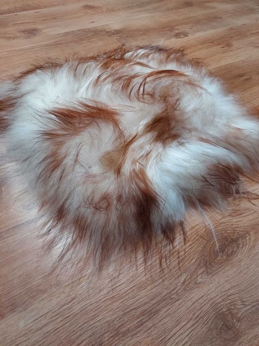 Podkładka na Krzesło Poduszka ze Skóry Owczej  100% Naturalna Skóra