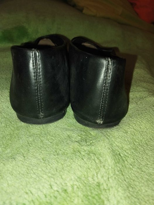 Czarne baleriny spiczaste Primark 38