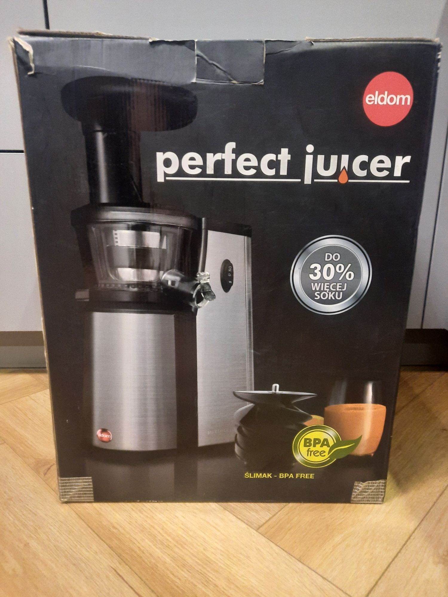 Wyciskarka wolnoobrotowa ELDOM perfect juicer