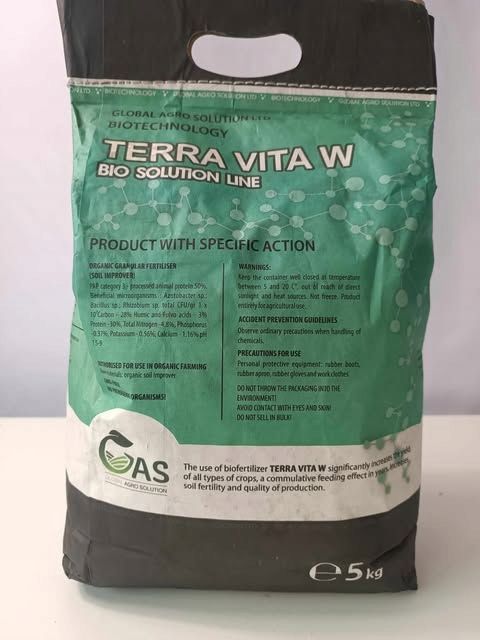 Nawóz organiczny o przedłużonym uwalninianiu granulowany bioaktywator