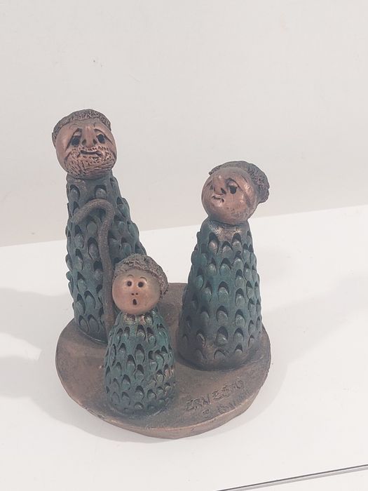 Presépio barro 3 figuras