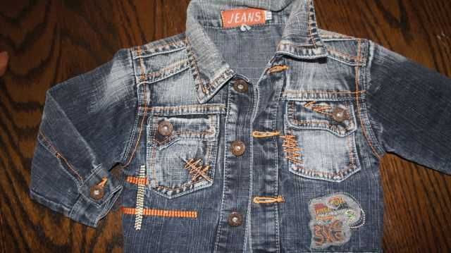 Bluza kurtka jeansowa  dla dziewczynki 2 latka 86\92