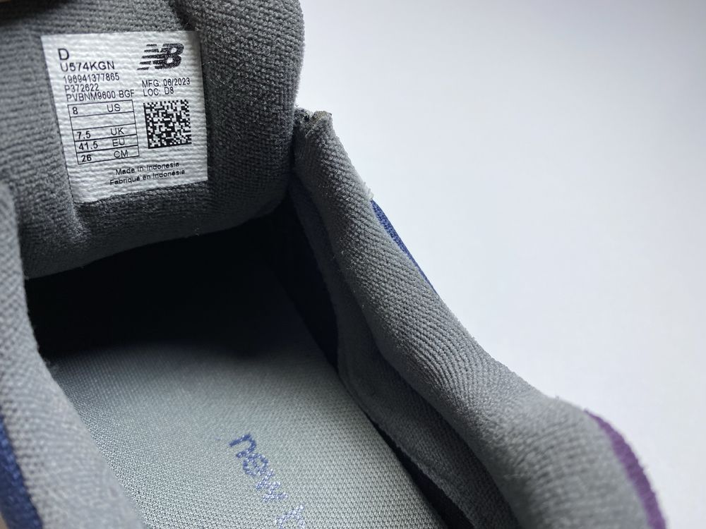 41.5-26см ОРИГІНАЛ 100% Кросівки NEW BALANCE 574 U574KGN