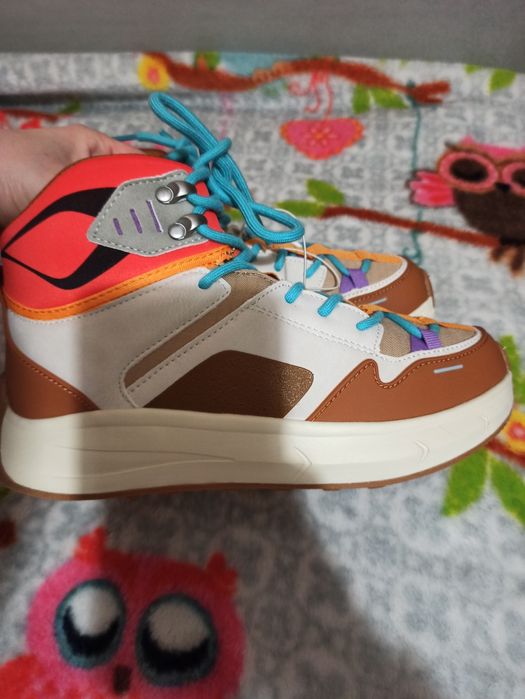 Хайтопы кроссовки Zara  Оригинал!  38( 24.5 см)