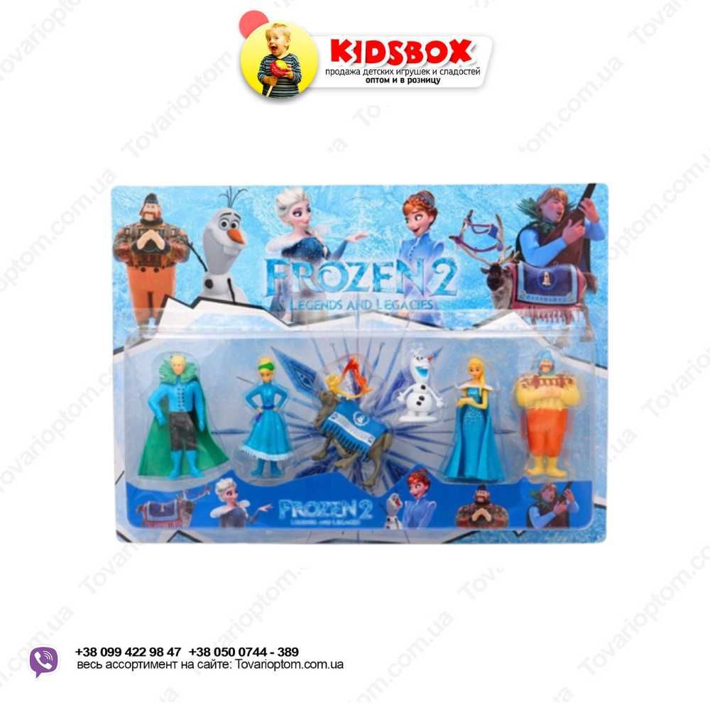Набір іграшок фігурки героїв мультфільму Холодне серце 6 штук