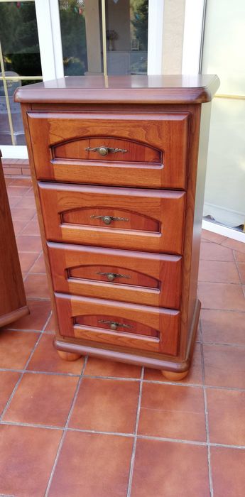 Komoda Bawaria BRW szafka nocna szuflady witryna regał rogówka szafa