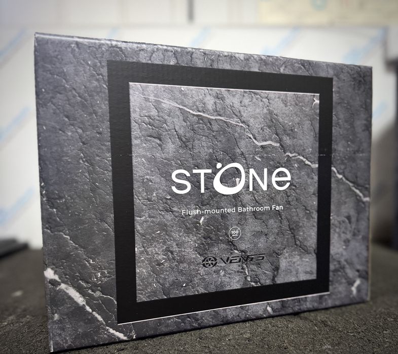Вентилятор скрытого монтажа Вентс Стоун 100/ под плитку/ заводская
