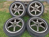 Felgi koła 18" 5Zigen Pro Racer GN+ 5x114.3 Japan Racing Rays Enkei