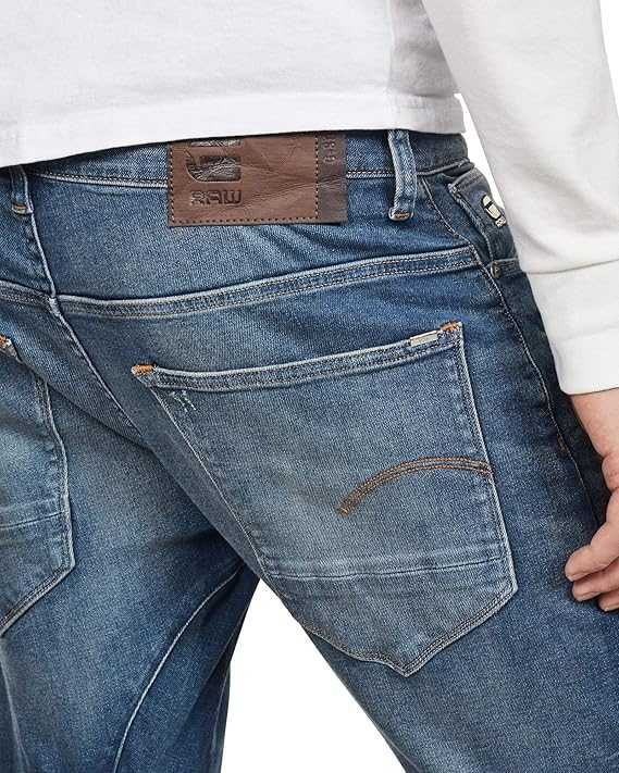 Męskie Jeansy G-STAR RAW ARC 3D SLIM Worker Blue Faded 27W 32L