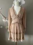 Romantyczna okazjonalna zwiewna sukienka boho vintage M/L