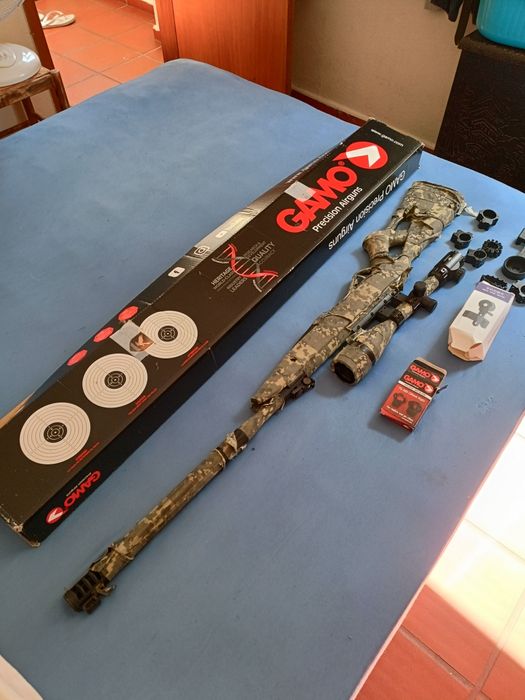 Carabina 4,5 marca gamo. Modelo whisper maxin IGT semi novo.com luneta