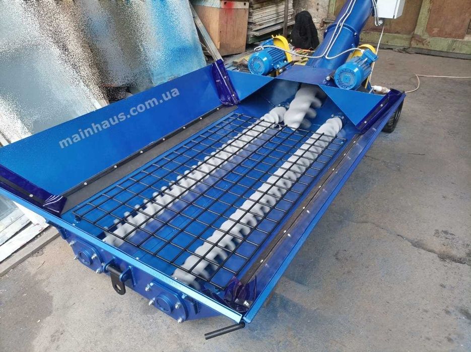 розвантажувач вагонів типу хоппер шнек для зерна 70т/г погрузчик