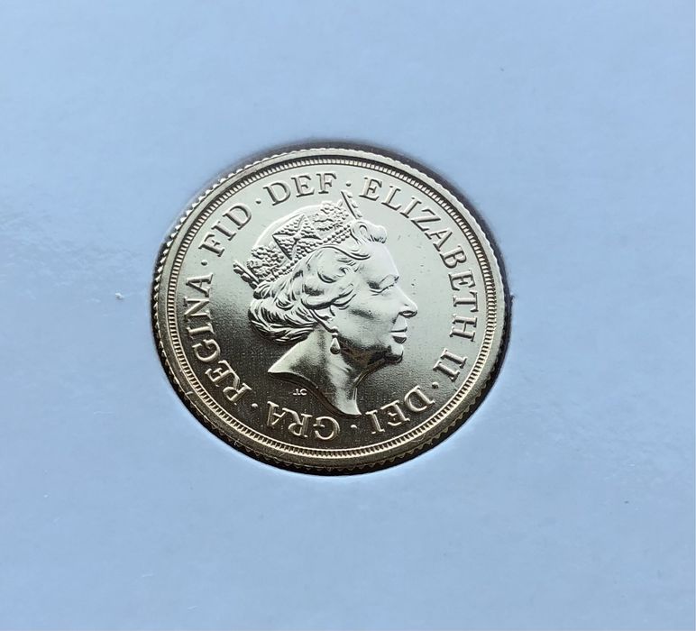 Moeda libra de ouro 2016 (gold sovereign)