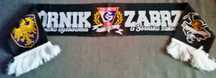 GÓRNIK ZABRZE !! W Górniku Zakochani !! szal piłkarski sportowy