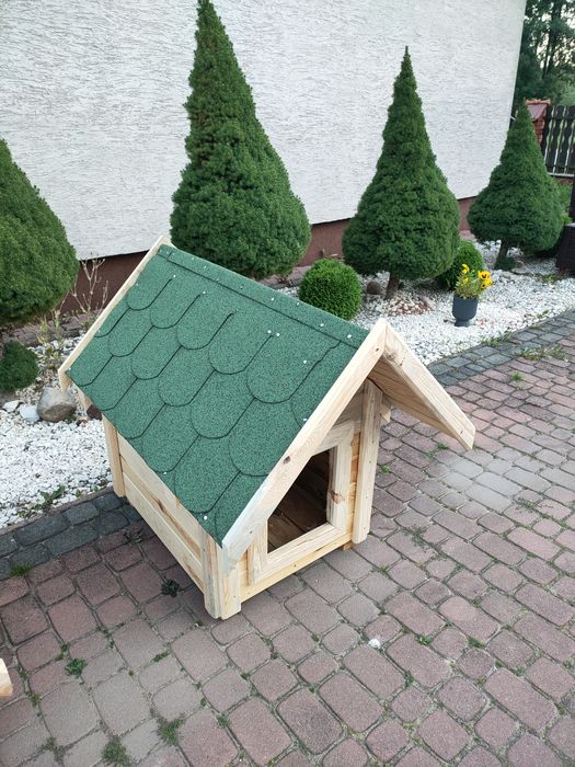 Buda drewniana dla psa 60x80 dostepna od reki