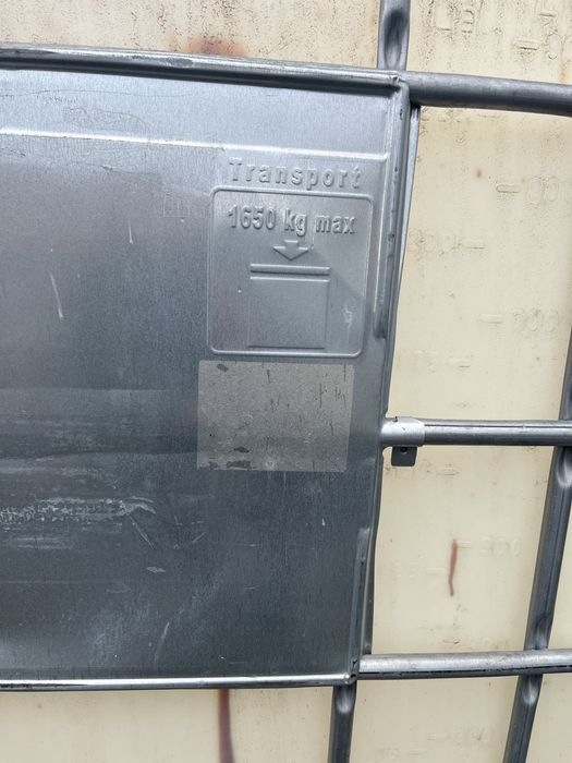 Куб пласмасовы емкость 1 тонна