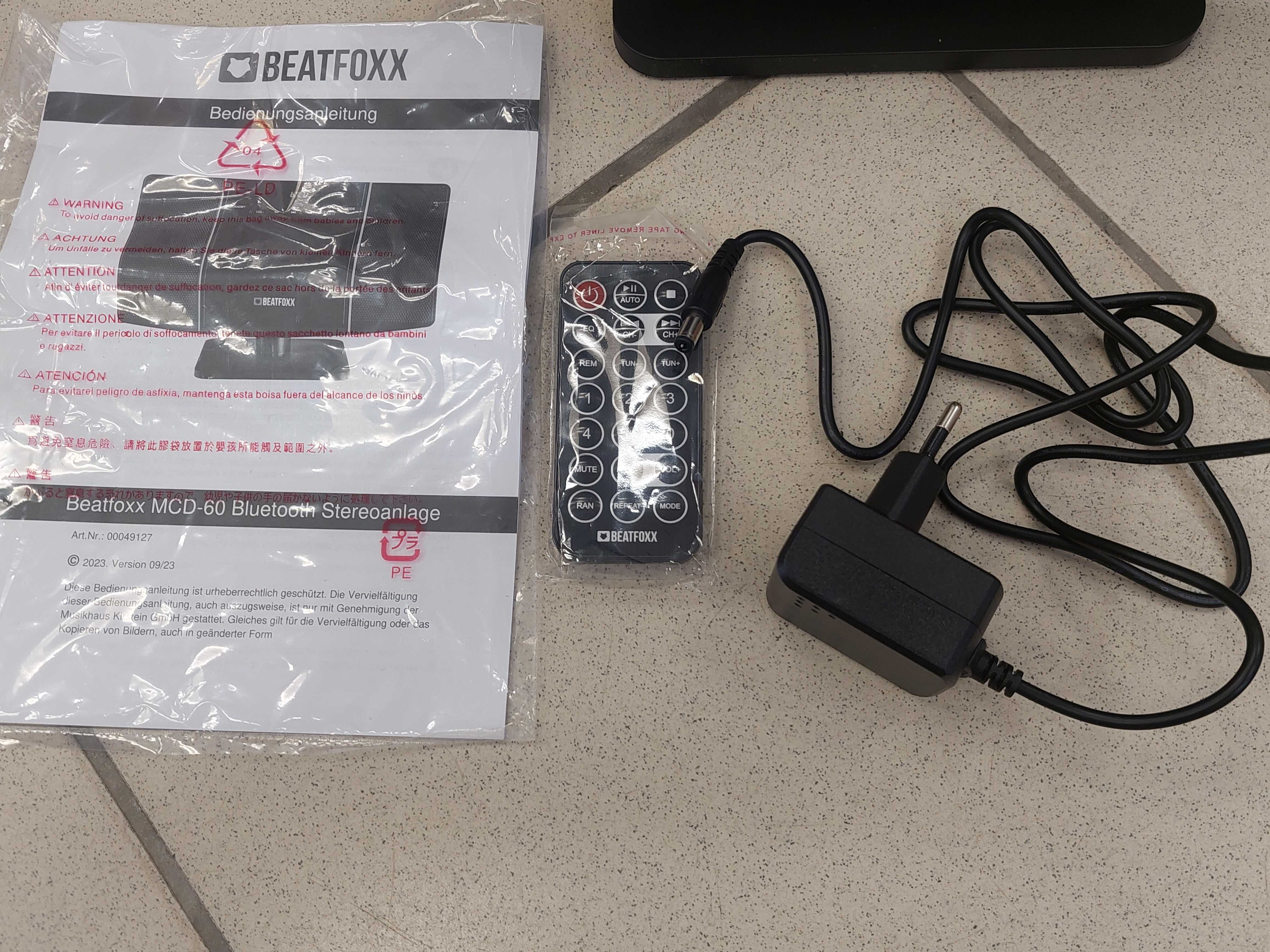 Radio CD/MP3 USB BL Beatfoxx MCD-60