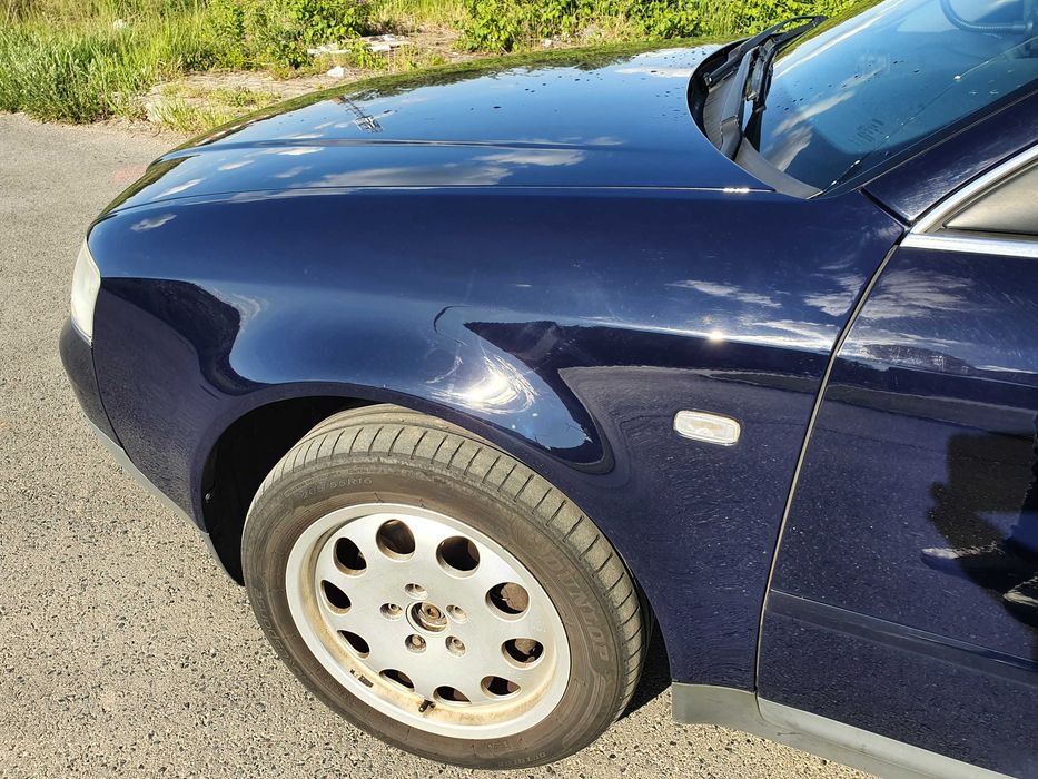 BŁOTNIK nowy OCYNK konserwacja audi a6 c5 97-04 czarny LZ9W LY9B