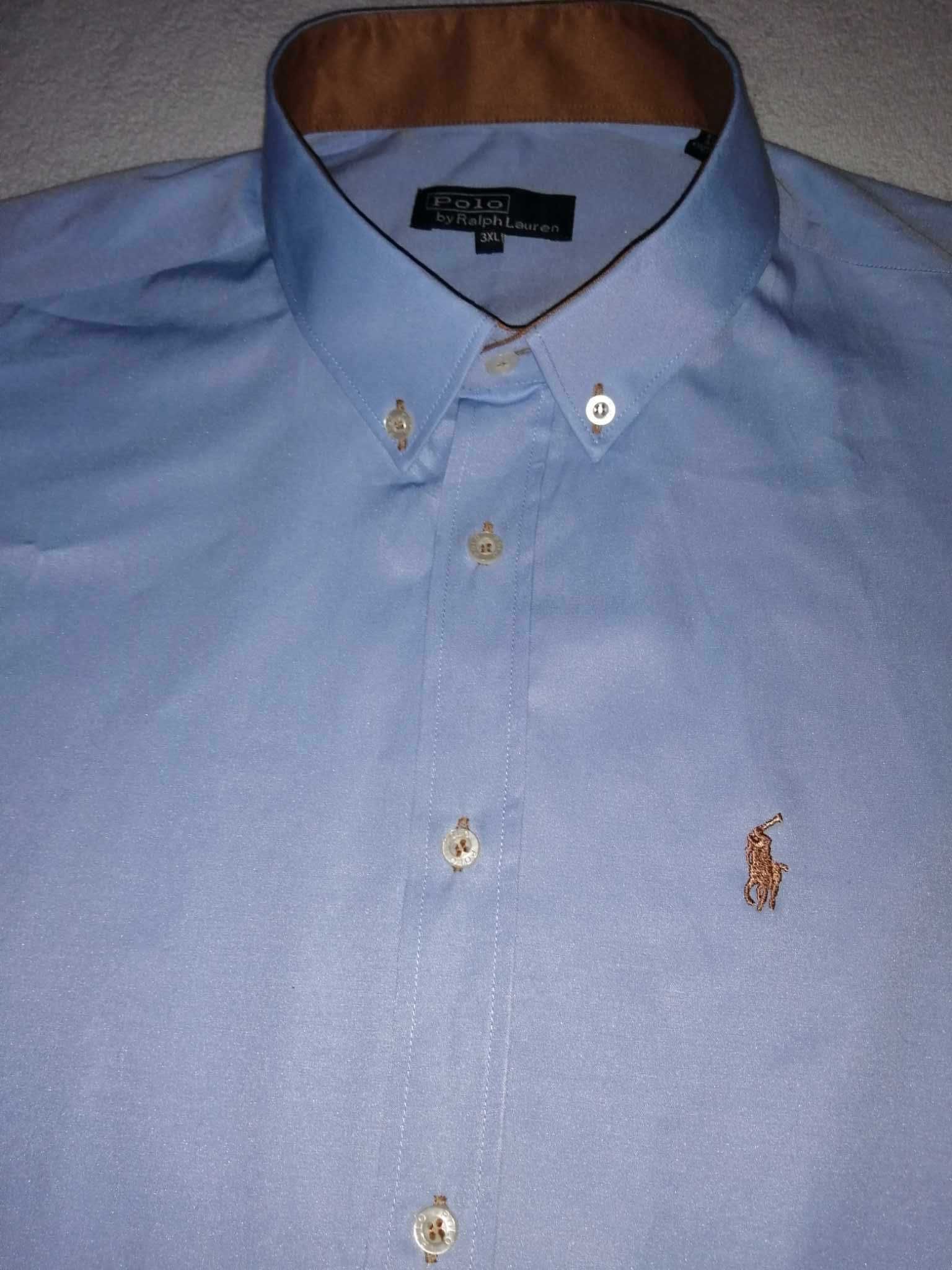 POLO RALPH LAUREN Nowa Koszula Męska 3XL Classic Fit Bawełna